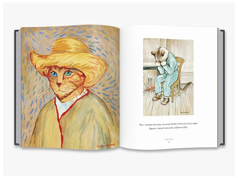 Cats Galore: Cats in Art Works Fun Painting English Version Art Book