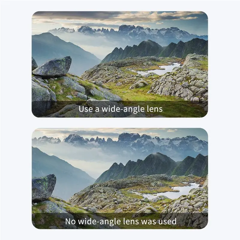 24-Hour Delivery Wide-Angle Lens+ Mini Selfie Stick For DJI OSMO Nano Action Camera Accessories Wide Lens Filter For DJI OSMO Na