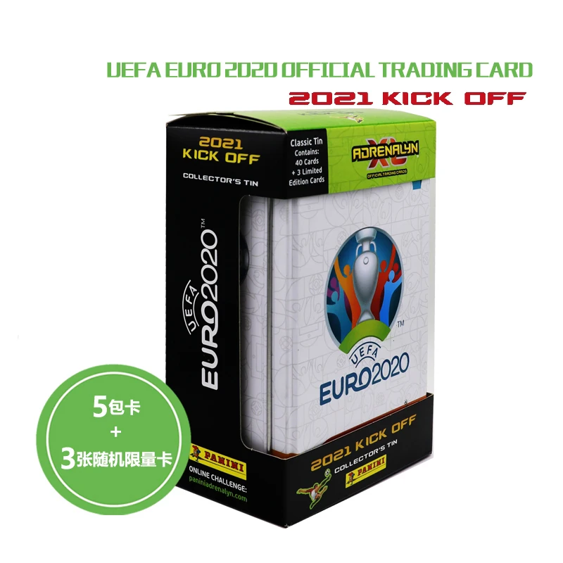 

Panini 2021 European Cup Kick Off Star Card Big Iron Box Blind Box 5 Packs Collection Card
