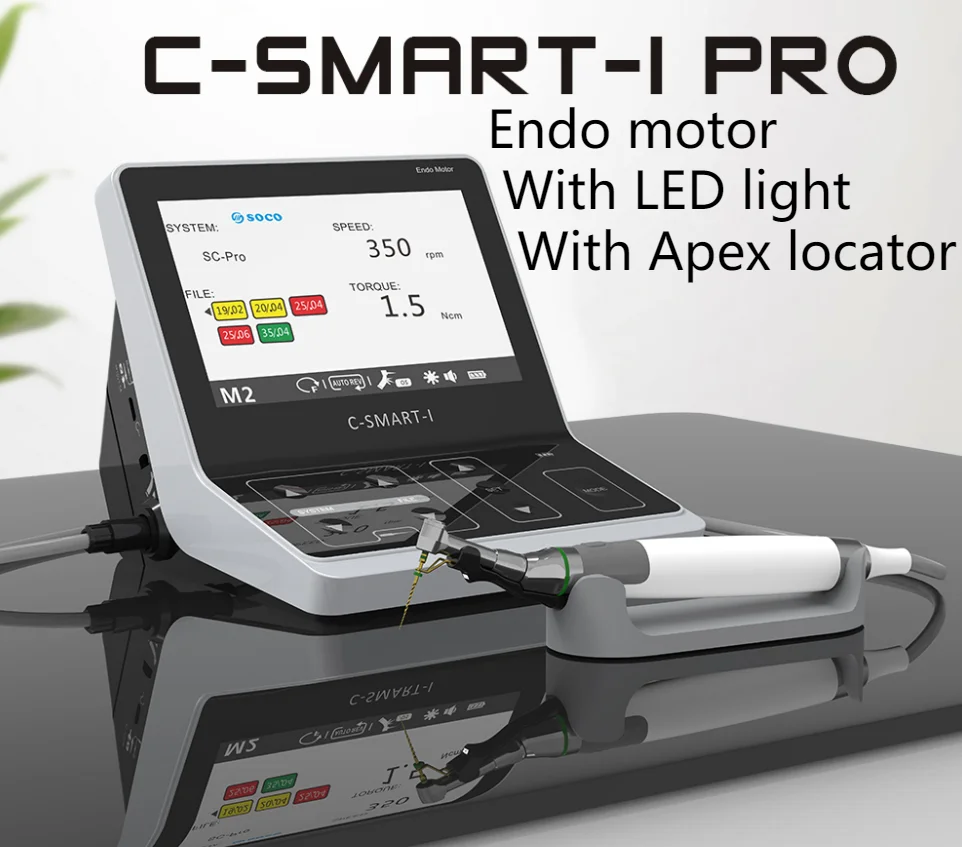 2025 COXO C-Smart I Pro dental endomotor with built in apex locator / endodontic motor reciprocating with LED light