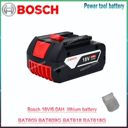 Hoge Prestaties Voor Bosch 18V 6. 0ah Lithium-Ion Batterij Gba 18V 4.0/5.0 Ah Professionele Gba Gsr Gsb Bat609 Oplaadbare Batterij