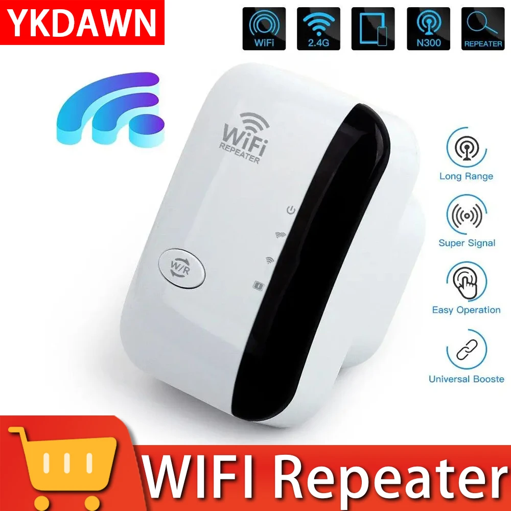 300Mbps Wireless WIFI Repeater Remote Wifi Extender WiFi Amplifier 802.11N Booster Repetidor Amplifier WiFi Reapeter Europe