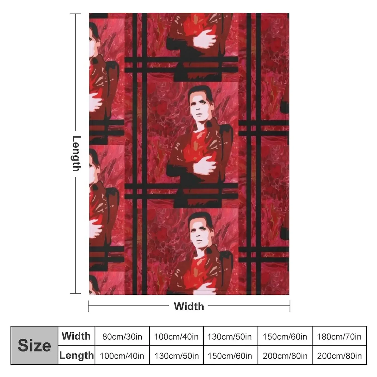 Gary Numan - Telekon Throw Blanket