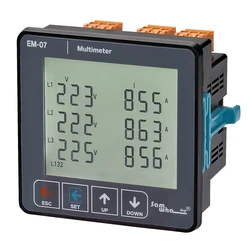 Samwha-Dsp EM-07 Voltage, Current, Frequency, Apparent Power, Protect Multimeter, 3P&4W