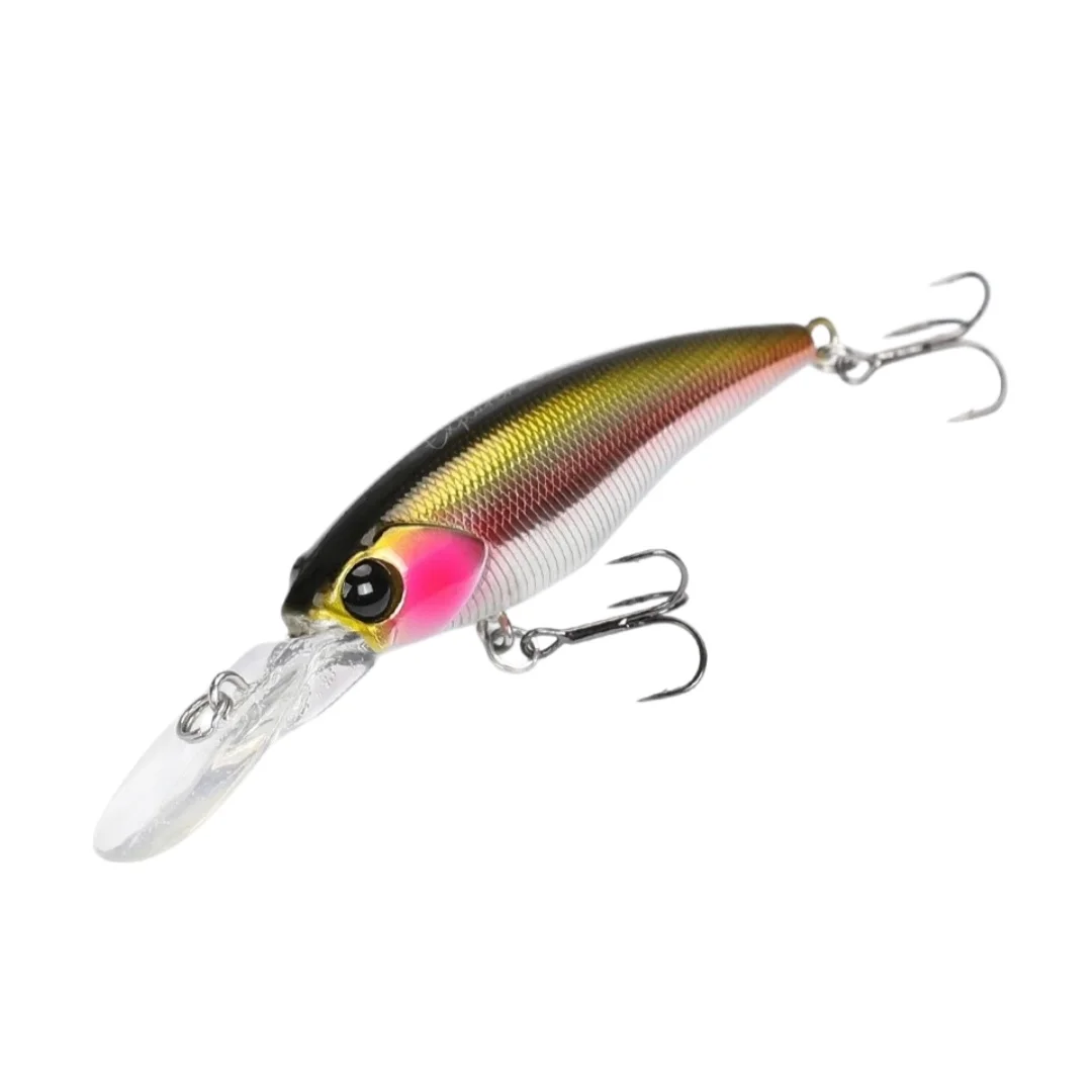 TSURINOYA 6 SZTUK 60mm 5.7g Przynęta Wędkarska typu Minnow, Pływająca na Wierzchu, Do Głębokiego Nurkowania 0-3.7m, z Magnetycznym Przenoszeniem Ciężaru, Twarda Przynęta Wobler Crankbait