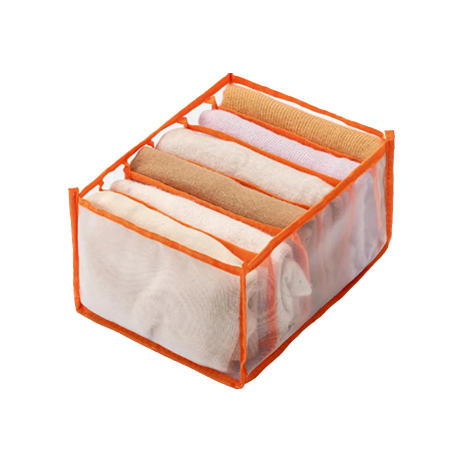 Multi-Grids Storage Clothes Compartment Storage Mesh Compartment Drawer Bag Trouser Divider Box Housekeeping Grid Organizers