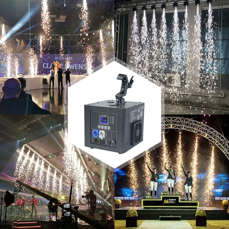 800 W Omgekeerde Koude Vonk Machine 700 Watt Opknoping Waterval Cool Fire Works Vonk Machine Down Voor Bruiloft podium