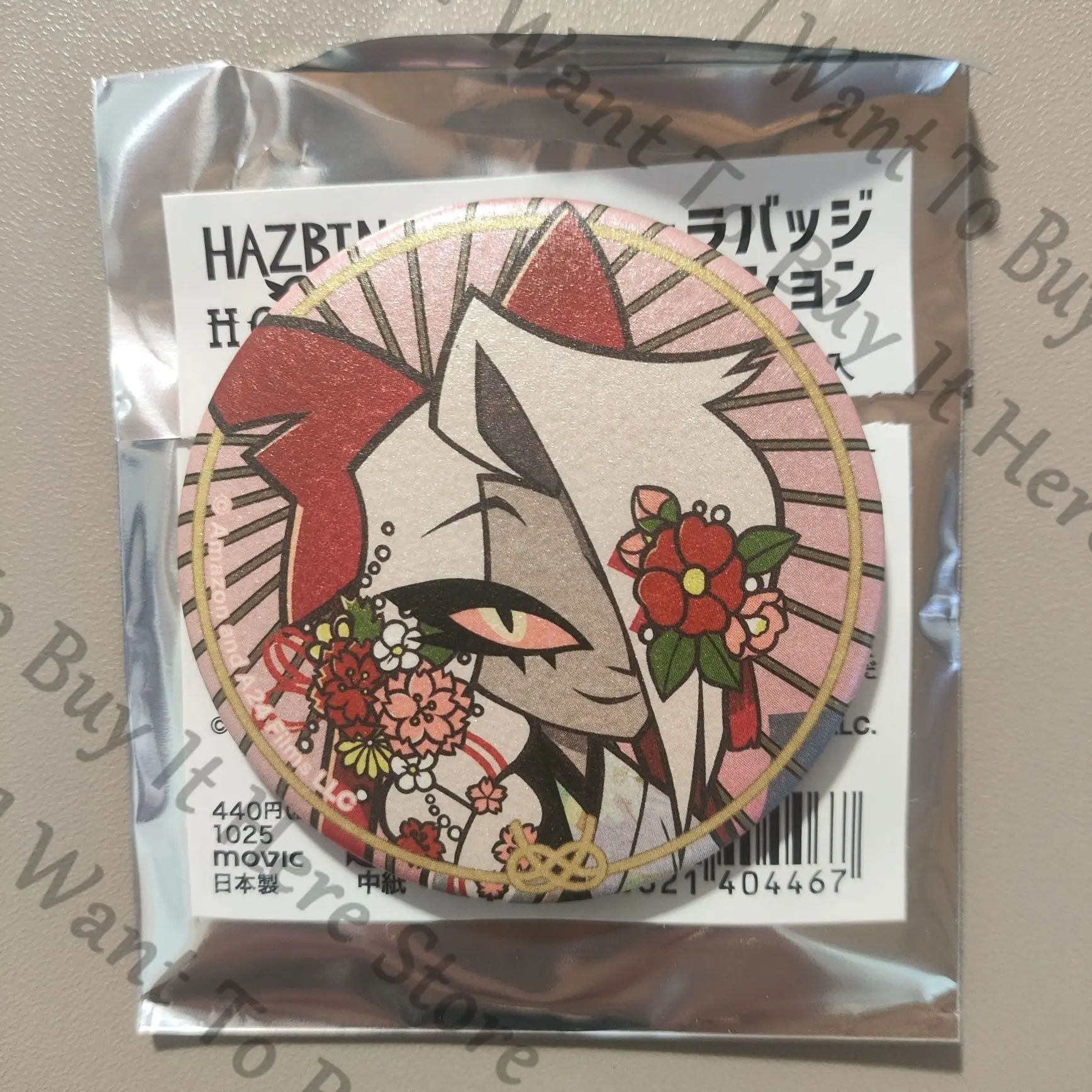 Genuine Anime Hazbin Hotel Charlie Vaggie Lucifer Morningstar Husk Cosplay Cartoon Badge Emblem Pendants Brooch Widget Fans Gift view 4