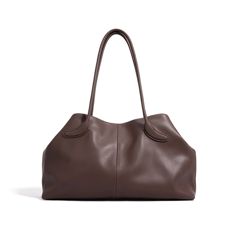 حقيبة يد نسائية جديدة من الجلد الطبيعي لعيد الميلاد والعام الجديد حقيبة زفاف أنيقة للتسوق والتنقل حقيبة يد كتف تحت الإبط #6