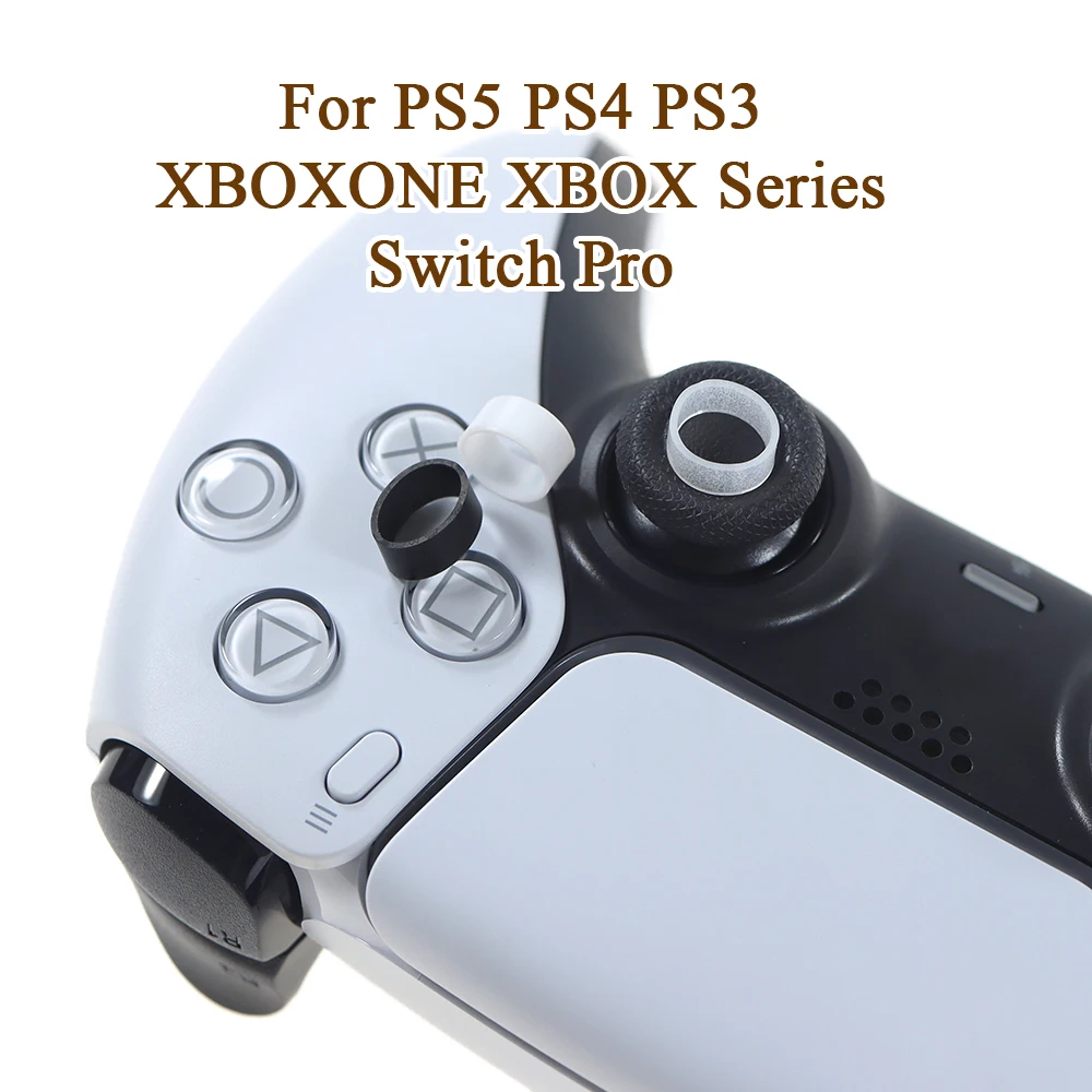 2 шт., силиконовые Невидимые защитные кольца для джойстика PS5 PS4 PS3 XBOXONE XBOX Series Switch Pro
