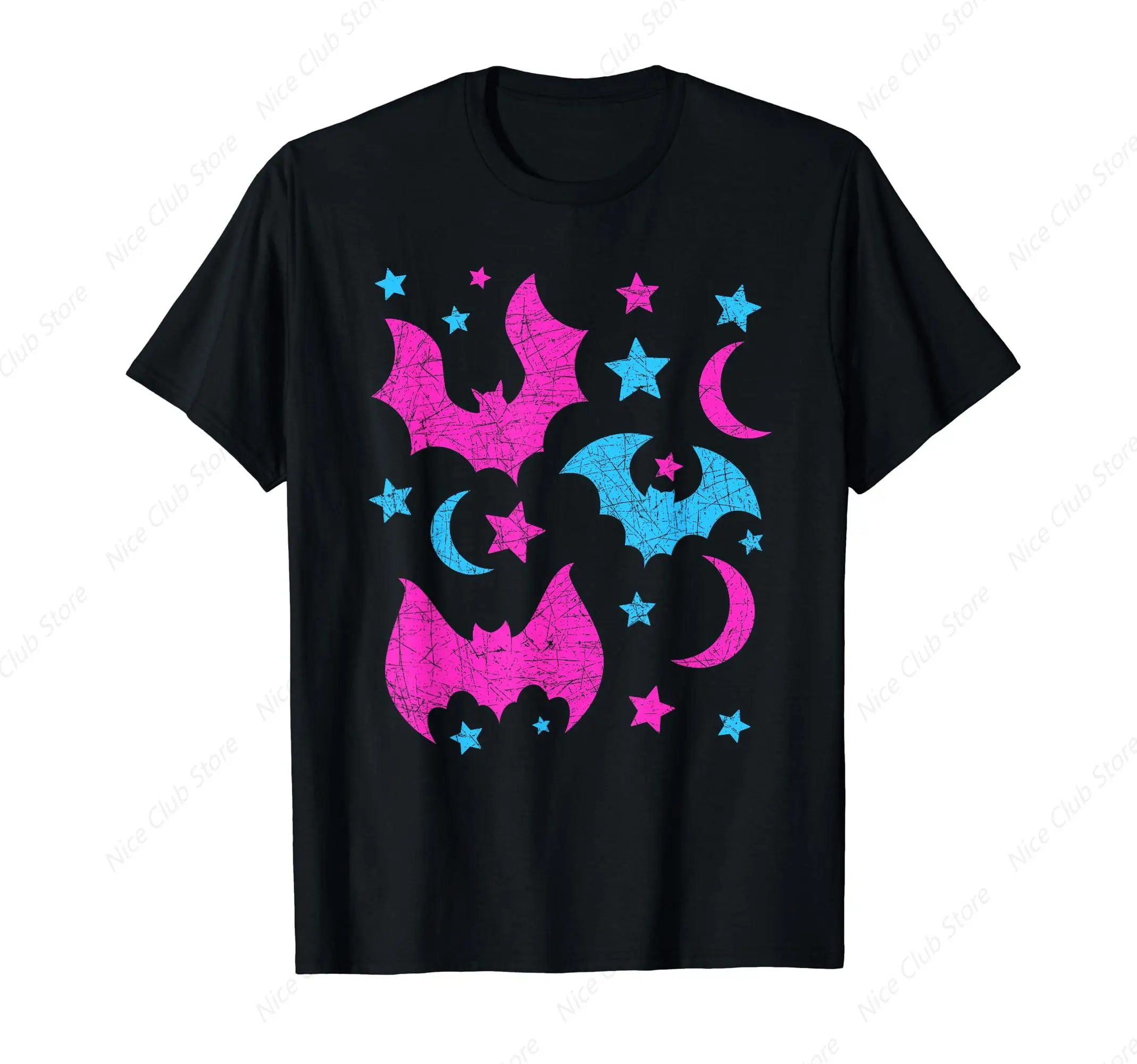 Cute Animal Lover Halloween Women Girls Kids Gift Idea Bat T-Shirt