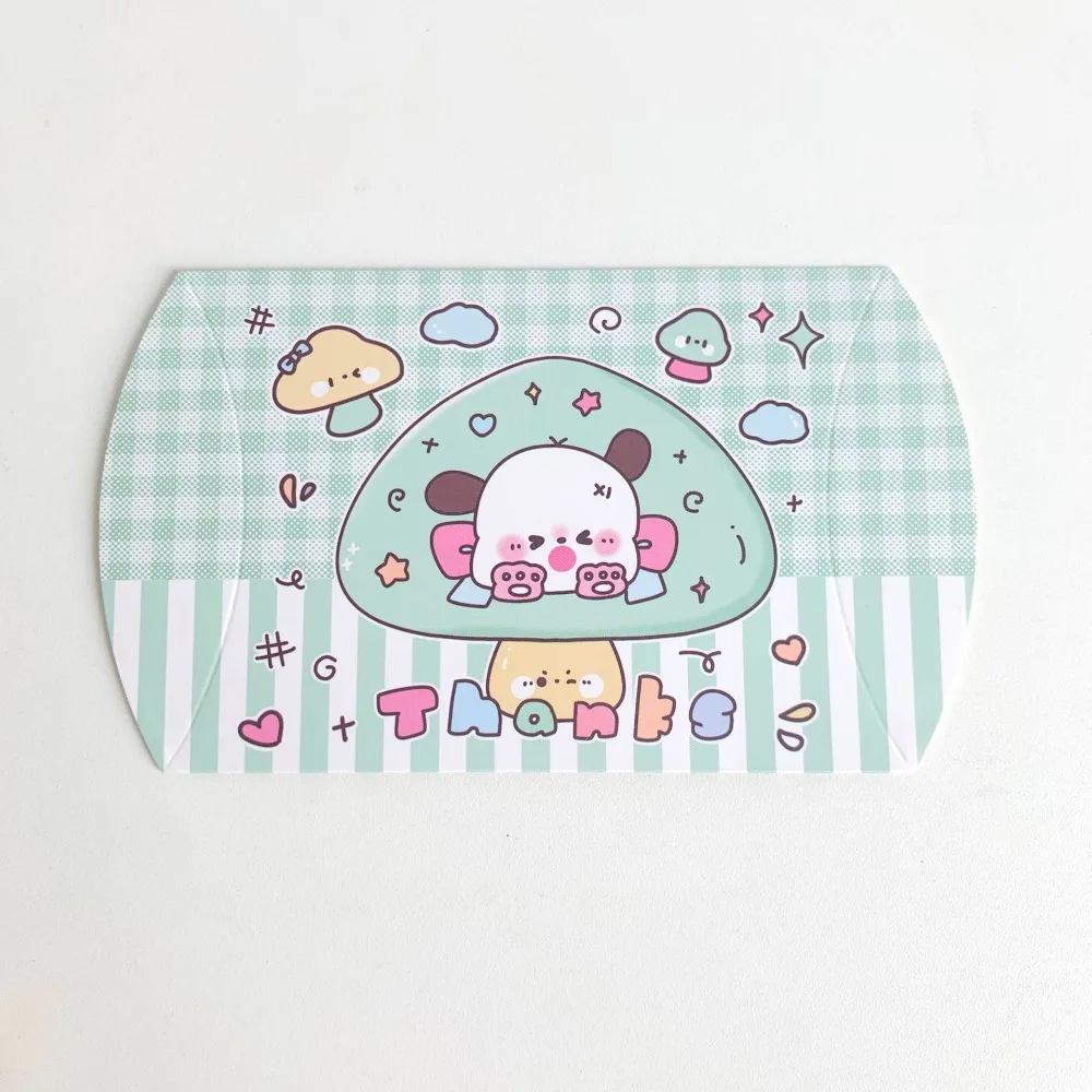 Paper Candy Packaging Box Lovely Foldable Mini Pillow Box Gift Box