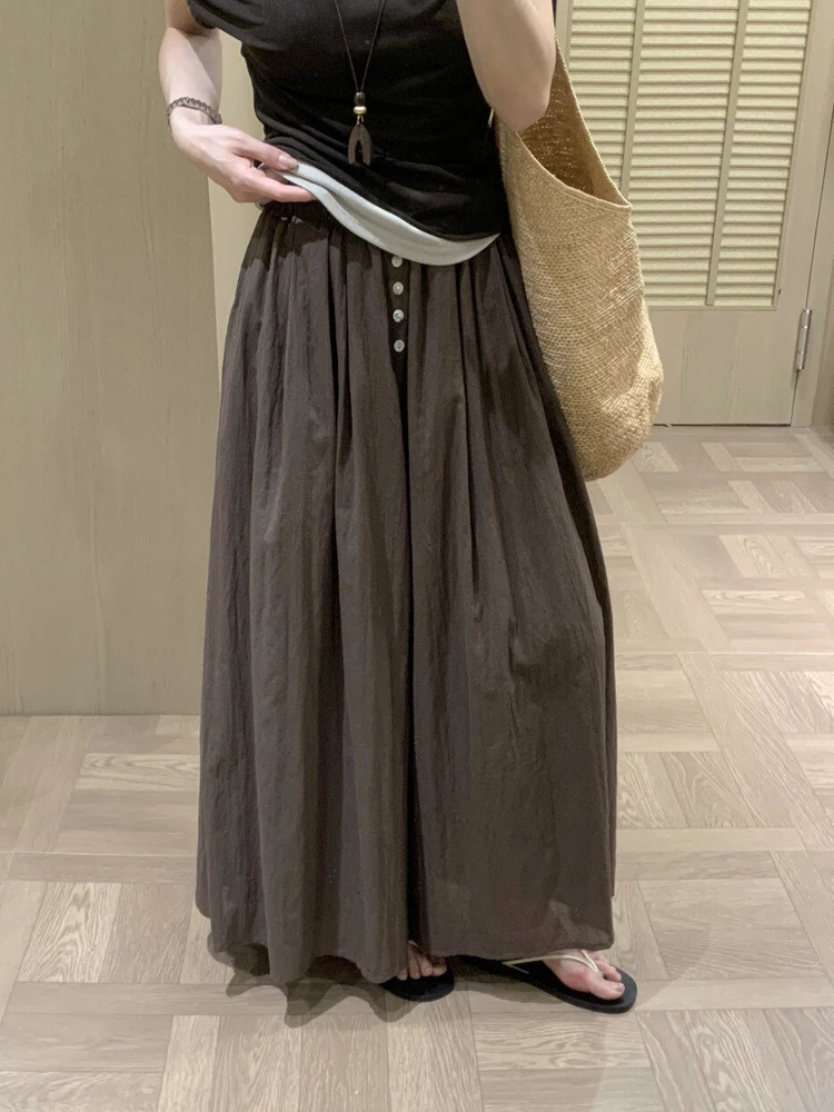 

Retro High Waist Wide Leg Pants Women's Casual Design Sensation Summer 2026 Fashion Trendy Long Trousers