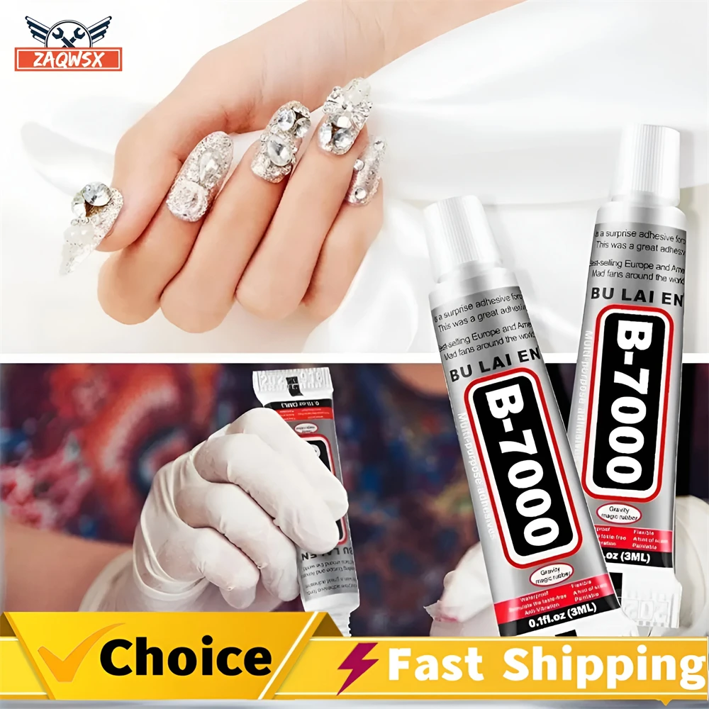 50ML Original B7000 Glue Genuine B-7000 Multi Purpose Glue Adhesive Epoxy Resin Diy Crafts Glass Touch Screen Cell Phone Glue