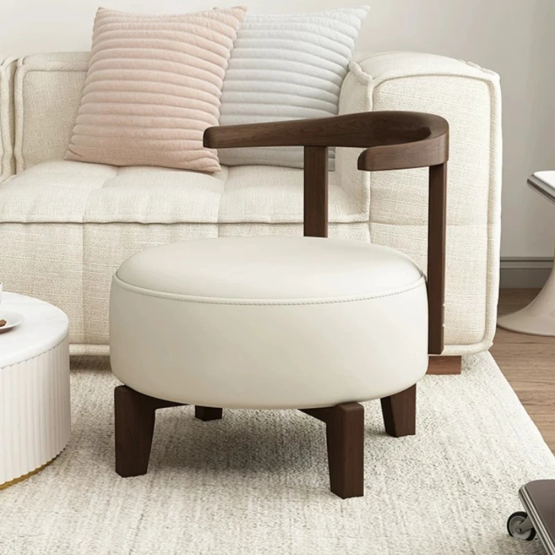 Spinning Round Makeup Stool Elegant Stylish Modern Design Makeup Stool Luxury Japanese Muebles Para La Sala Furniture Home