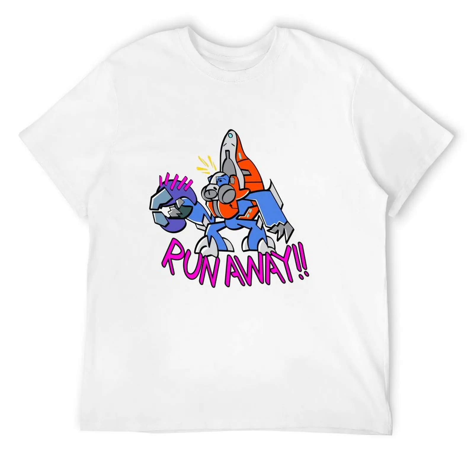

Halo - Grunt Major - RUN AWAY!! T-Shirt korean fashion plus size clothes Clothing summer clothes heavyweight t shirts for men