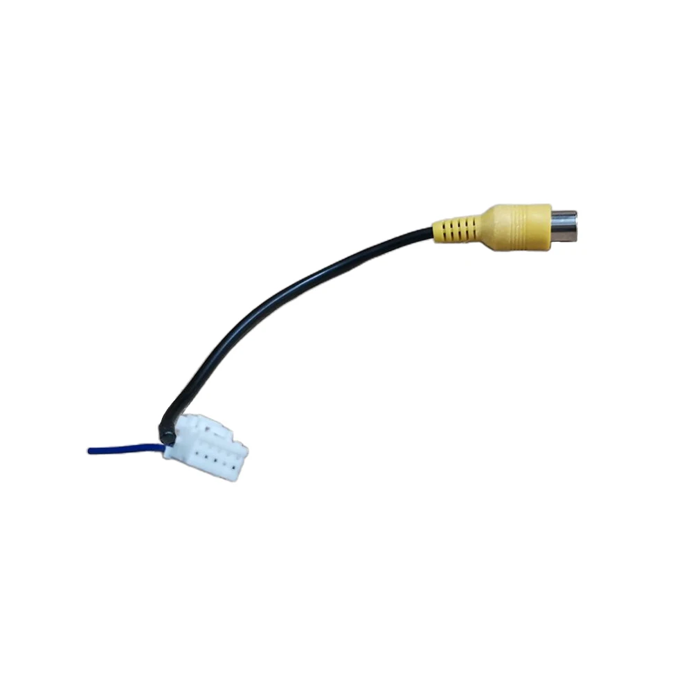 Reversing Camera Adapter Cable Cable Adapter Cable ABS Direct Plug-in Easy Installation Not Easy To Crack Yellow