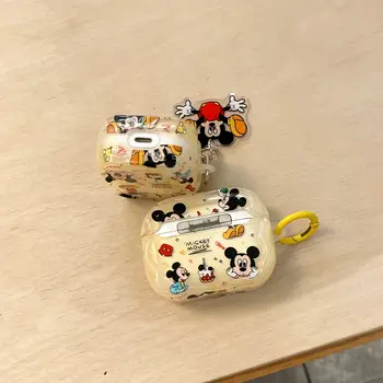 Julklapp Super Disney Söt Musse Pigg Tecknad Anime, Plastfallssäkert hörlursfodral För Airpods 4, 1, 2, 3, Pro, Pro2 10 best sales Mickey airpods - №8