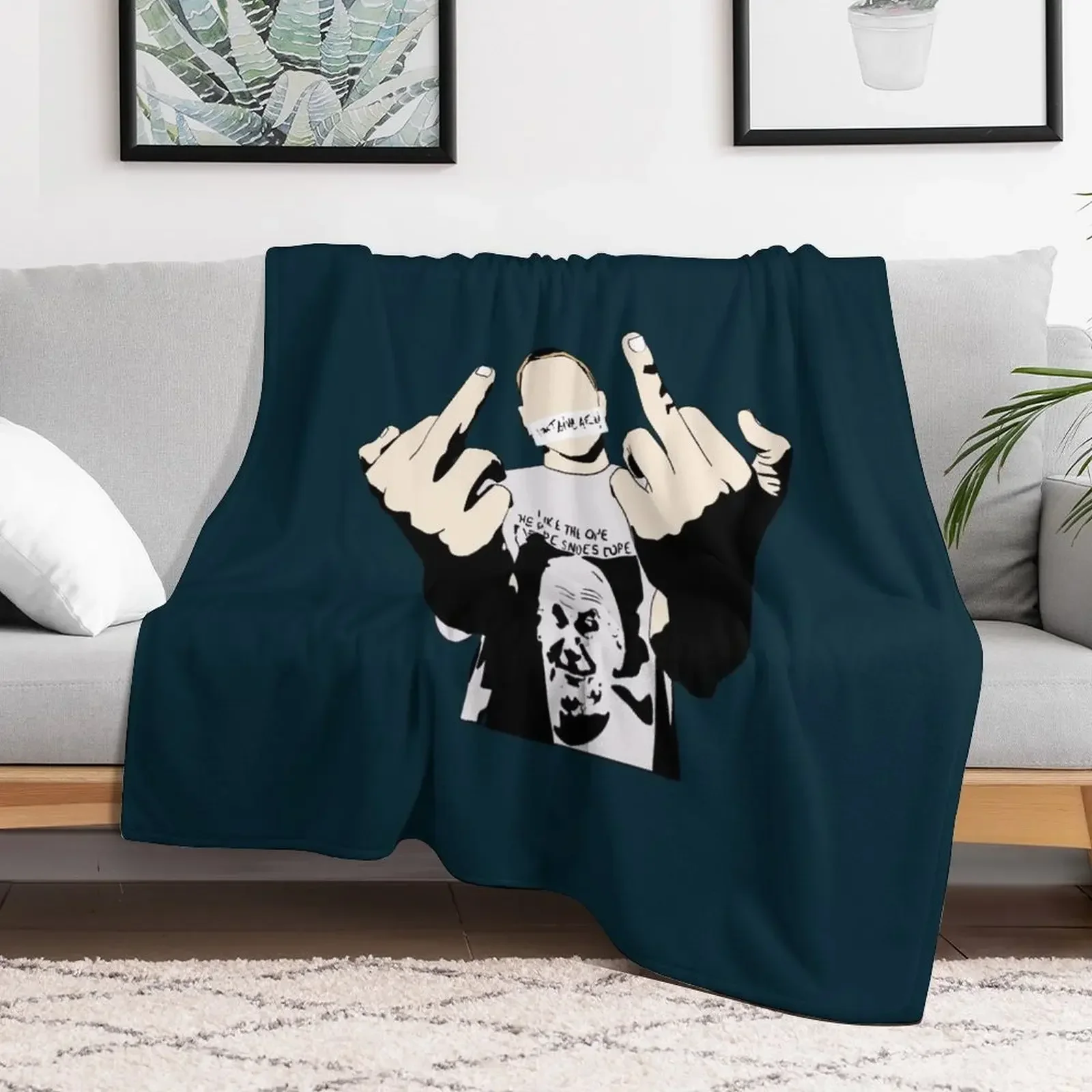 

eminem Throw Blanket Baby Flannel Fabric Blankets anime Summer Winter beds Blankets For Sofas Blankets