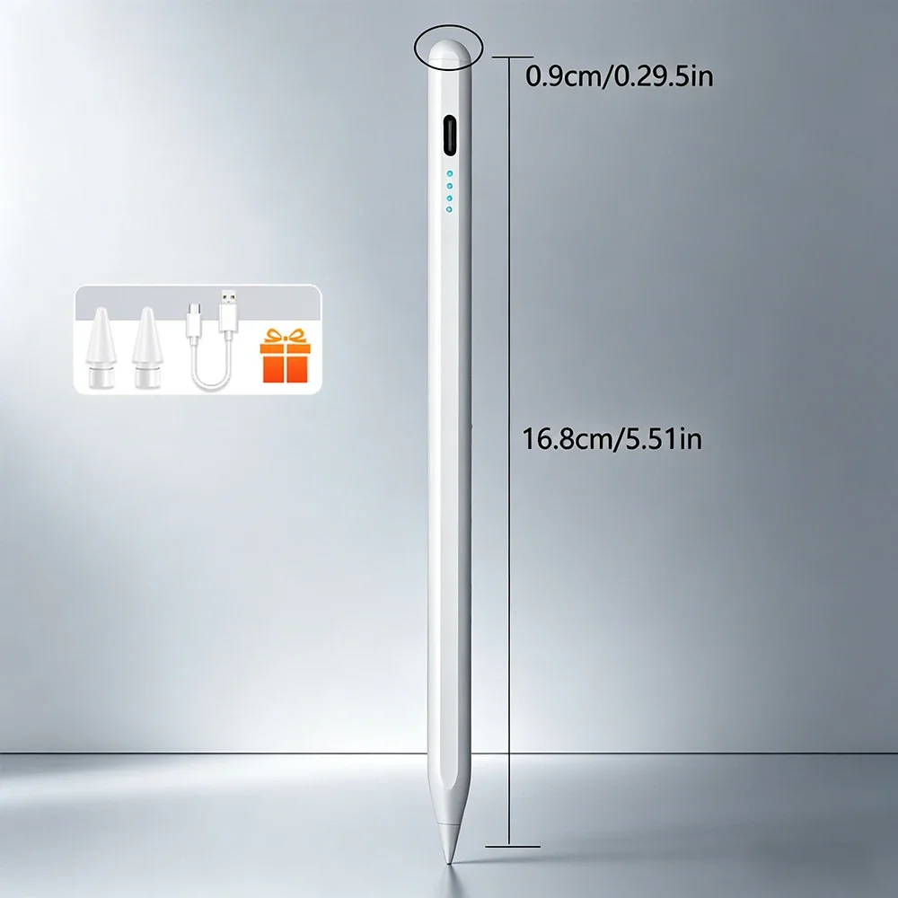 For Apple Pencil Palm Rejection iPad Pencil Tilt Function Ipad Accessories 2022 2021 2020 2019 2018 Gen Air Pro Mini Pen Stylus