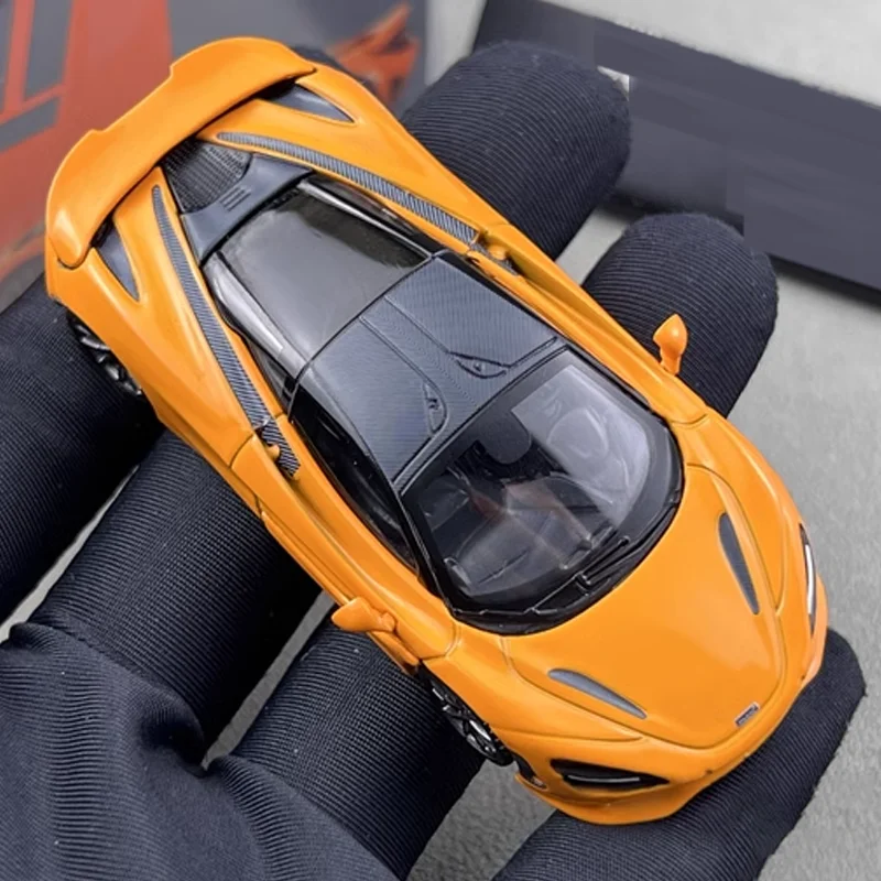 MINIGT-Jouet en alliage moulé sous pression, échelle 1/64 McLaren 750S, modèle en métal, cadeau