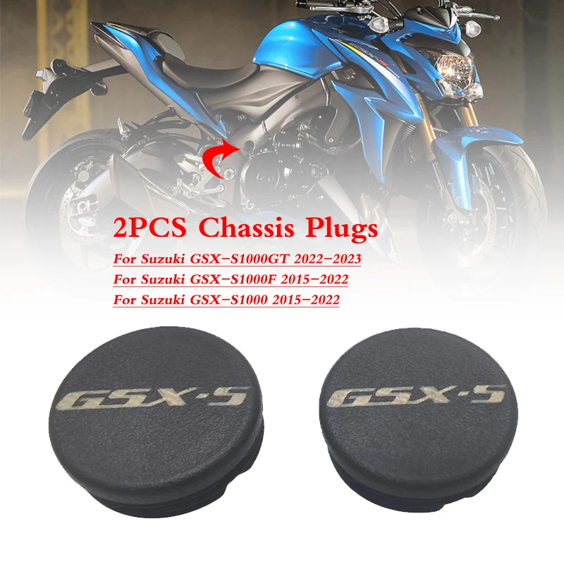 

Fit For SUZUKI GSX-S1000F GSX-S1000 GSX-S1000GT 2015-2022 Frame Cap Motorcycle Frame Hole Cover Caps Frame Hole Cover Caps Plug