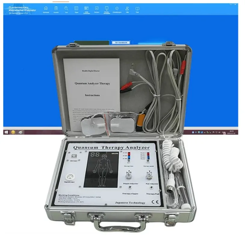 Quantum Magnetic Resonance Therapy Analyzer 62 Body Reports 6.5.12 3-in-1 Health Diagnostic Tool