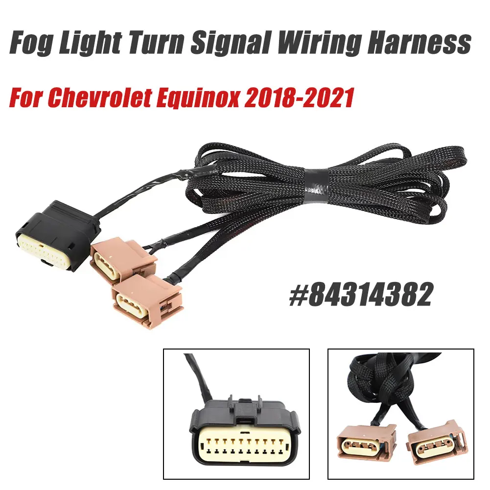 For Chevrolet GM Harness Wiring Harness Fit 2018-2021 Chevrolet Equinox Fog Light Turn Signal GM 84314382