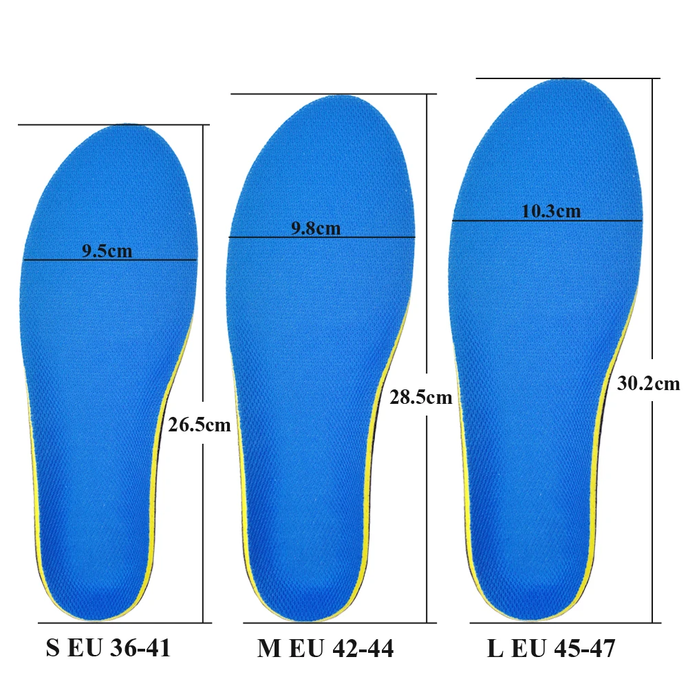 EiD 3D Orthotic insoles Flat feet Arch support Orthopedic inserts Plantar Fasciitis Feet Pain Pronation for Men Women Unisex