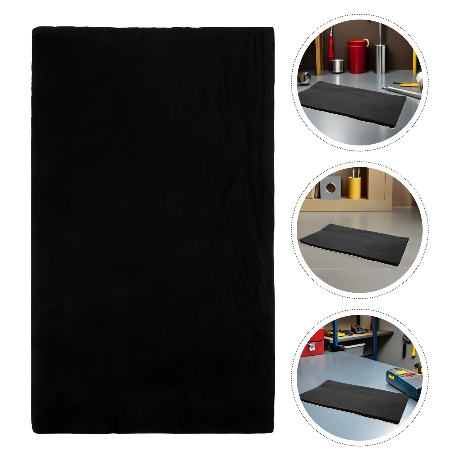 2 шт. автомобильный звукоизоляционный противоударный коврик звукоизоляционный шумопоглощающий вибропоглощающий коврик хлопок бутилкаучук автомобильное шумопоглощение