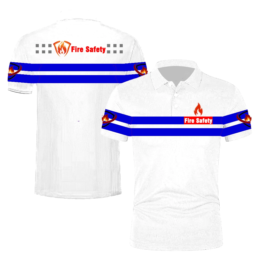 Classic Men's Work Uniform Casual Polo Shirt Sports Outdoor Quick-drying Cosplay Clothes Fashion Men's Clothing Custom Wholesale
