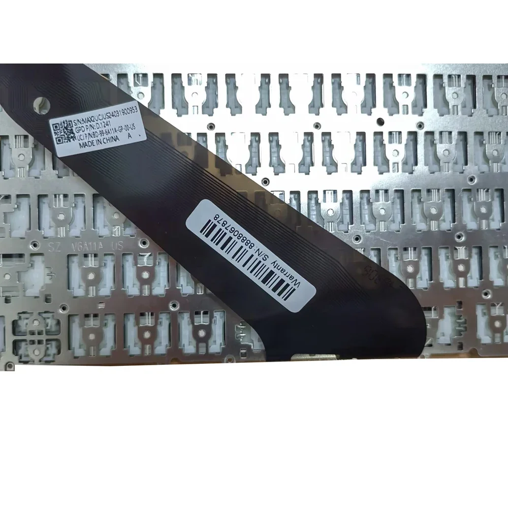 New Keyboard WIN Max 2 2023 Laptop Mini PC Keyboard For BD-99-6A11A-GP-00-US MAX2UCJUS250 English US