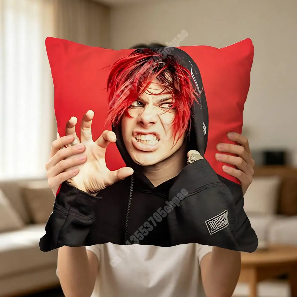 Singer Y-Yungblud 21st Century Liability Printed Pillow Cover Sofa Couch Bedroom Cinema Home Theater Decoration