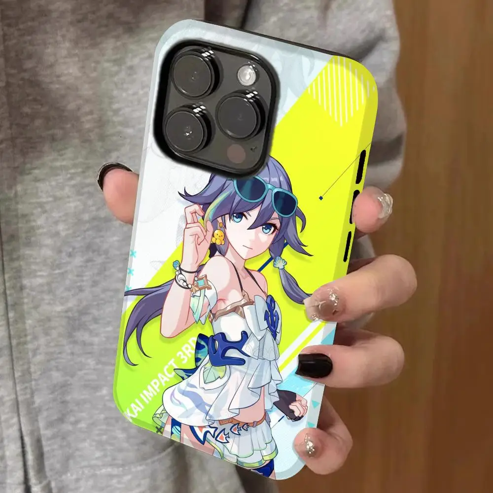 

fuhua Phone Case Double-layered 2-in-1 Film Case For IPhone 16 15 Promax 14 13 Pro 12 11 plus Samsung S25 24 23 Covers