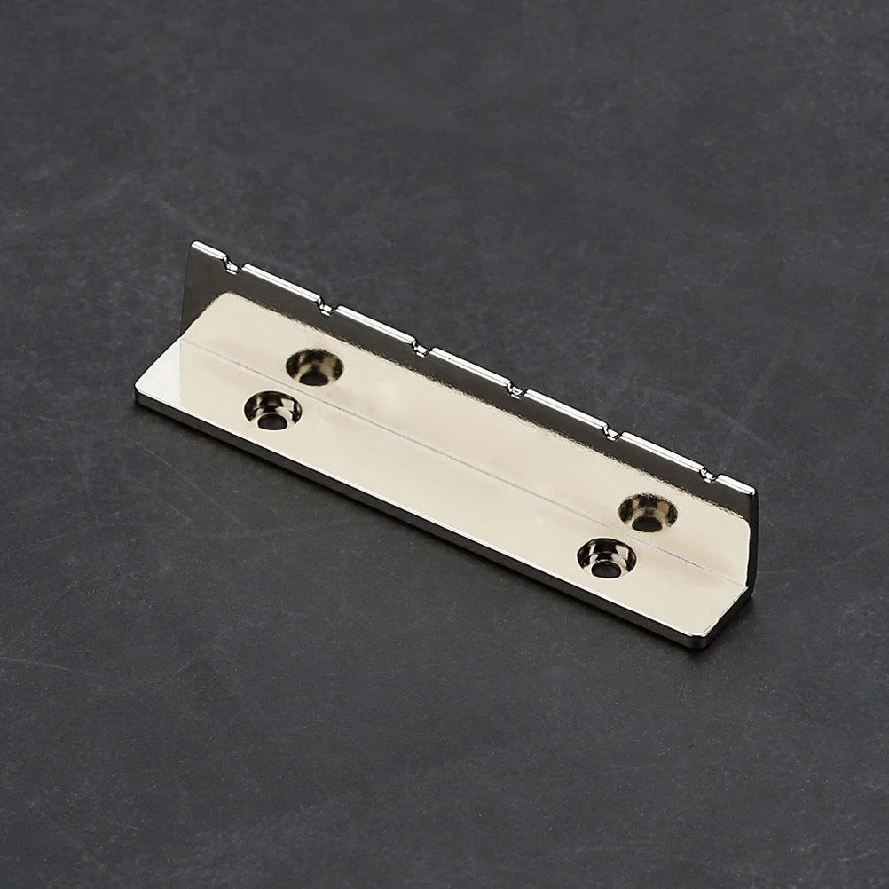 

Guitar Accessory L-Shaped Nut Sleek Finish Comfortable Playing Experience Additional Support Bridge Saddle Replacement