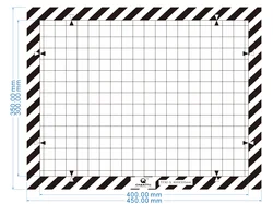 400*300*0.25mm  A Network DistortionTest Chart Checker Card Customized Designed for Operation Adjustment and Control of Camera