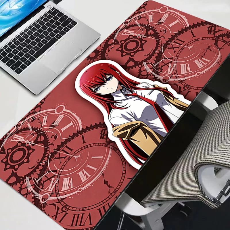 Mouse Pad Large PC Computer Desk Mat Designed specifically Steins Gate Gaming Mousepad Anime Keyboard Game Accessories Table Pad