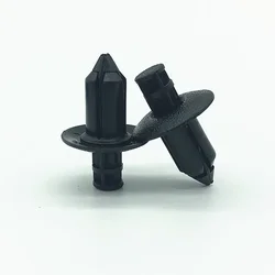 50Pcs Universal Auto Fairing Trim Panel Fastener Clips Plastic Rivets Retainer 8mm Hole Car Push Clips