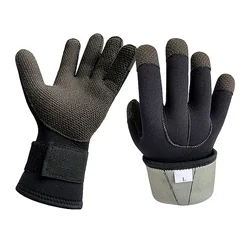 3/5mm Neoprene Kevlar Diving Gloves Wear-resistant Anti Cutting And Piercing For Snorkeling Swimming Fishing Hunting Skiing