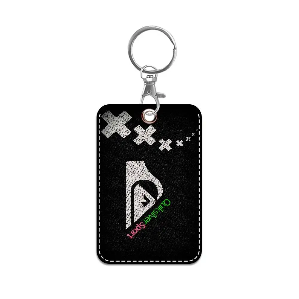 Q-QuiksilverS مكتب التموين الرجال والنساء بطاقة الائتمان Keyrings بطاقة الطالب حامل بطاقة الهوية بطاقة حامل الاعتماد #6