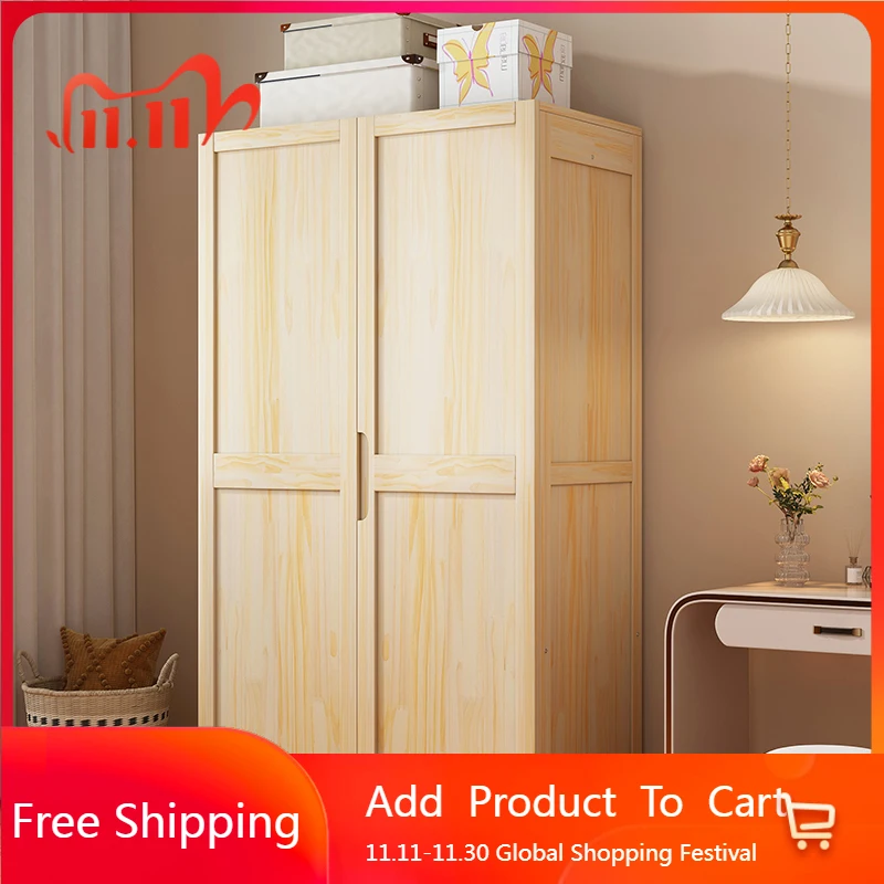 Lemari Penyimpanan Kayu Organizer Kamar Tidur Lemari Pakaian Rak Lemari Modern Hemat Ruang Ropero Lounge Suite Furniture