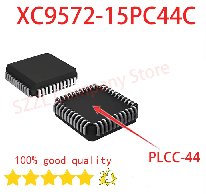 Free Shipping 10pcs/Lot XC9572-15PC44C XC9572-10PC44C XC9572-7PC44C XC9572 PLCC44 100% New