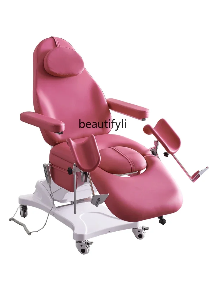 

Gynecological Examining Table Electric Lift Beauty Care Bed Multifunctional Confinement Operating Table