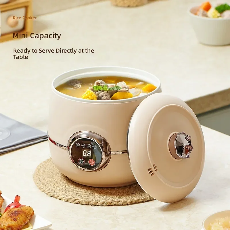 for 110V US Canada Taiwan China Mini Rice Cooker Small Smart Multifunctional for 1-2 People