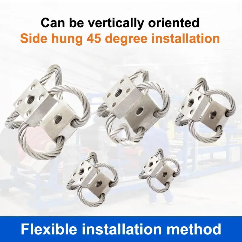 Reduce Gimbal Vibrations! ALJ-84 Wire Rope Vibration Isolator Shock Absorber For UAV Drone Gimbal Camera