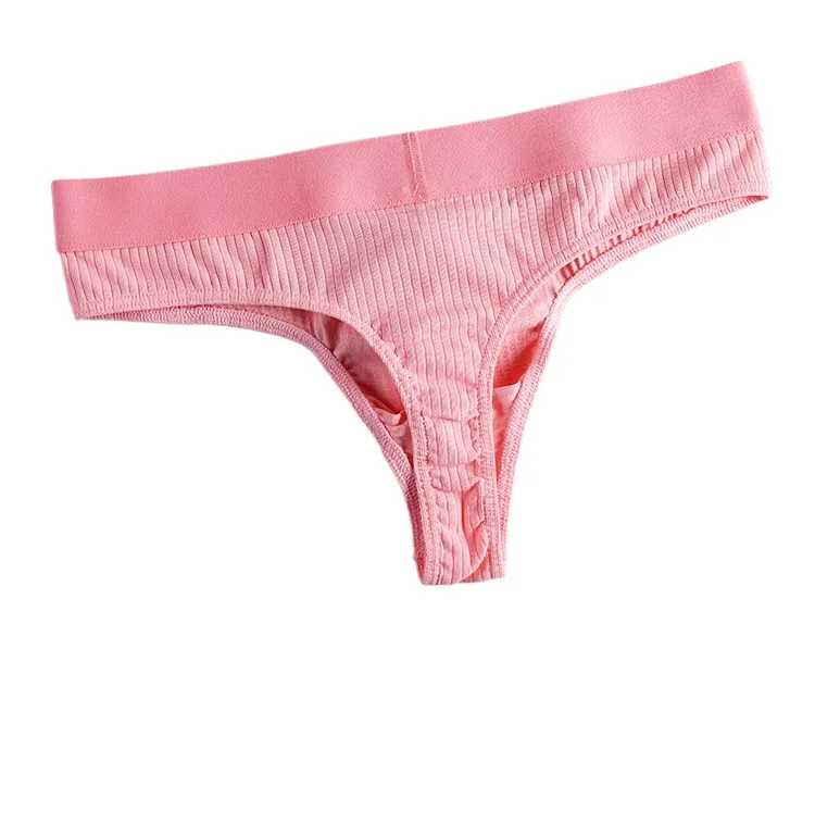 مضلع القطن T الظهر ثونغ للرجال مثير منخفضة الخصر U محدب الحقيبة g-سلسلة تنفس مريحة Umderpants مفتوحة الأرداف knicker #4