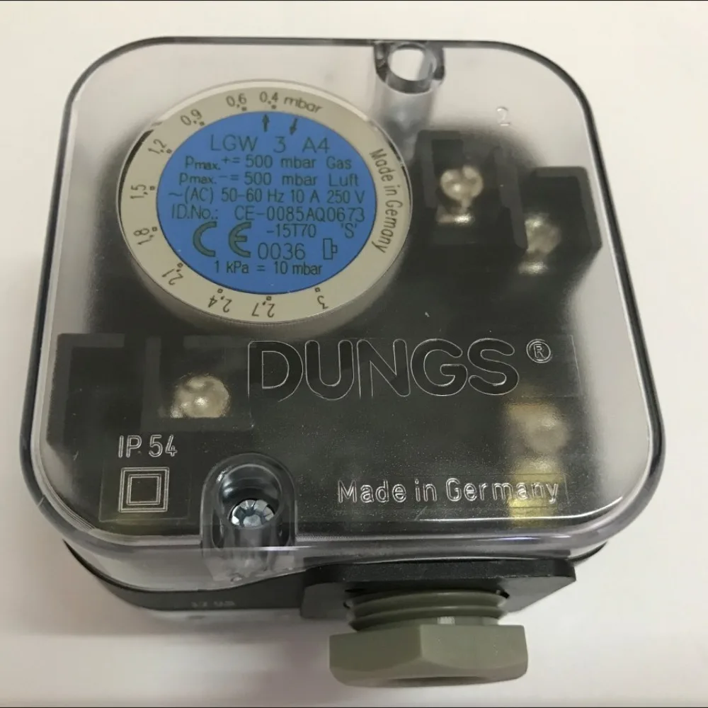 LGW3A4 Pressure Switch DUNGS Dongsi Gas Air Pressure Switch LGW10/50/150A4