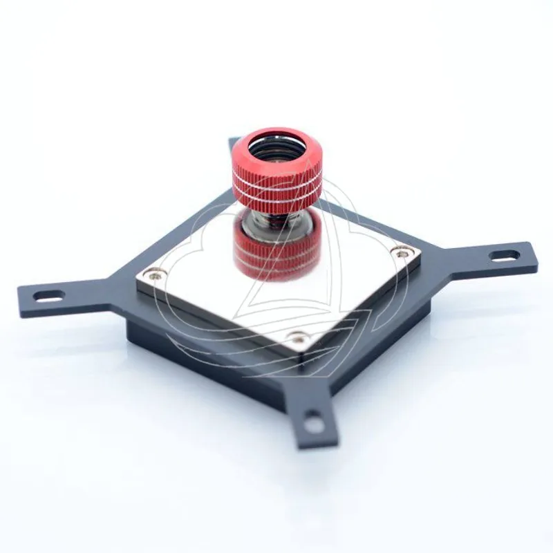 Jet Type CPU Water Block Black High Temp Resistant POM Top Cover for PC Water Cooling