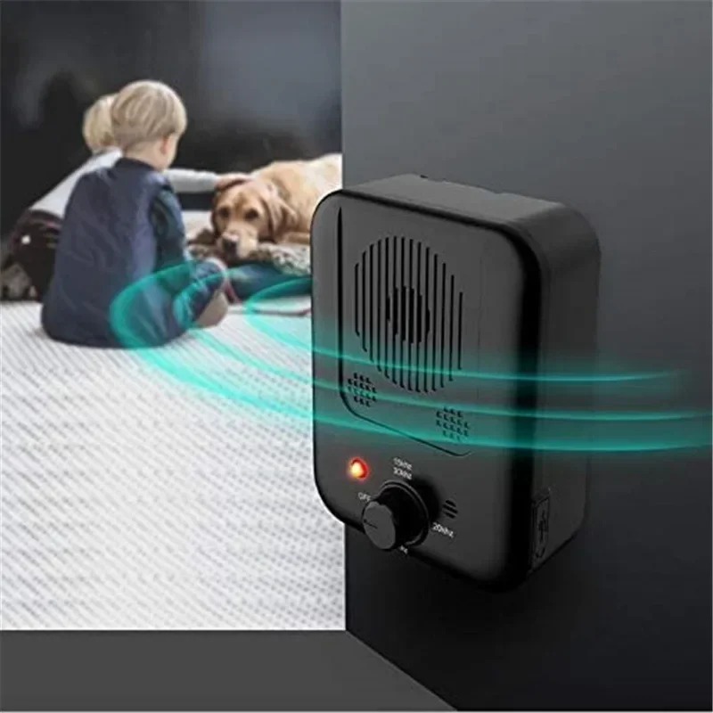 3 Levels Adjustable Pet Dog Repeller Automatic Ultrasonic Anti Barking Device Outdoor Dog Anti Noise Pet Supplies Training Tool