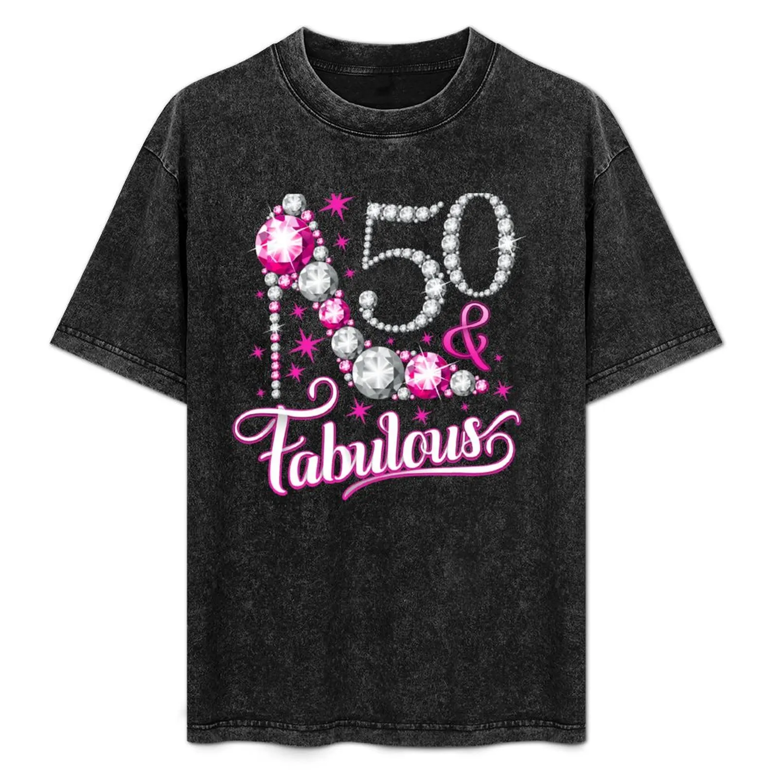 

50th Birthday T-Shirt Quick Dry Training Short Sleeve Tee